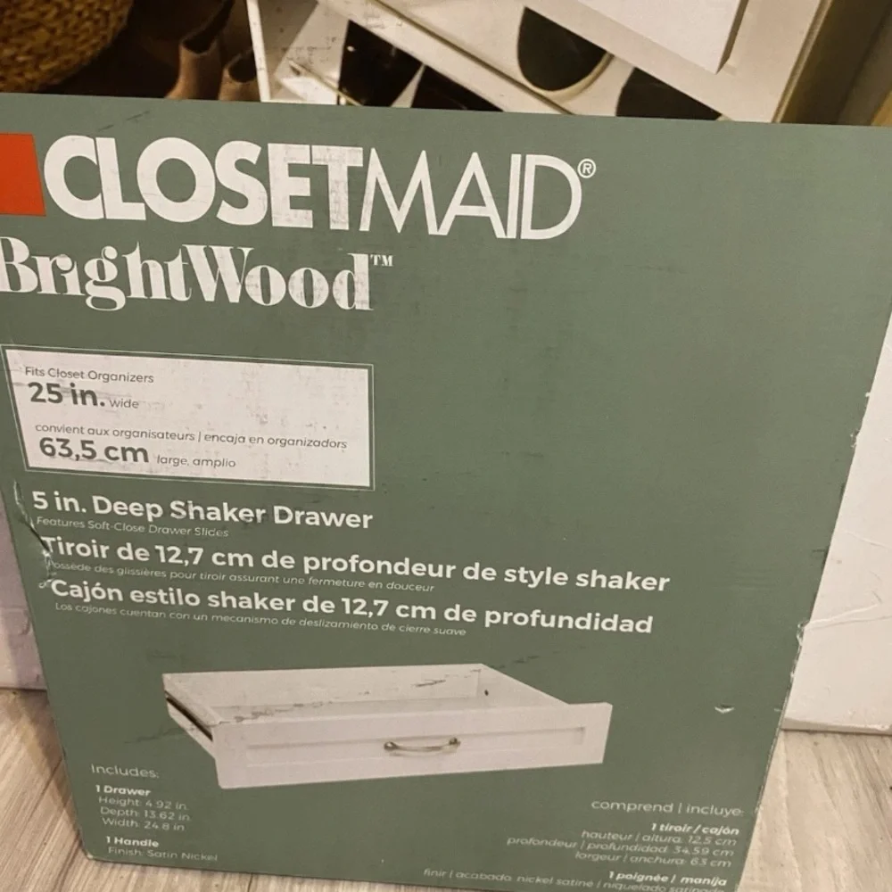 ClosetMaid Closet Maid Drawer Unit BrightWood 5447 25